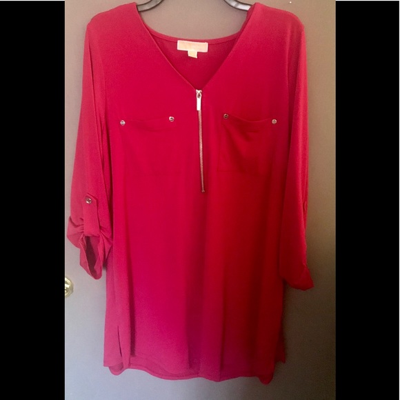 Michael Kors Tops - Michael Kors pink 1X TUNIC plus size Michael Kors Tops - Michael Kors pink 1X TUNIC plus size